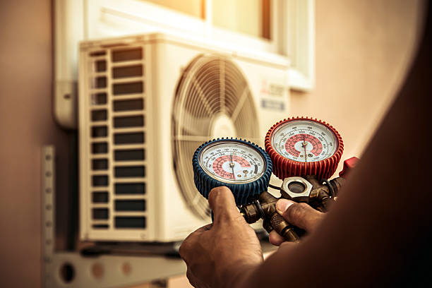 Professional Ductwork Repair technician working in Webster, MA